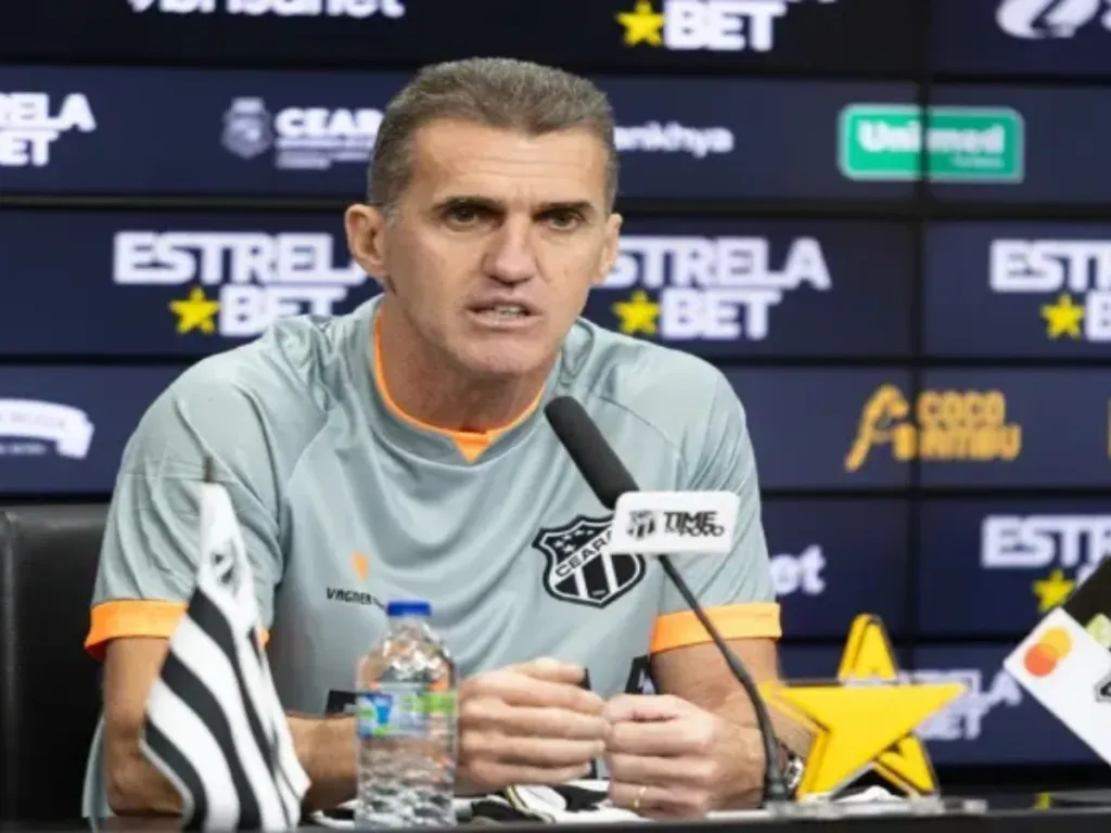 Foto: Felipe Santos/Ceara SC – Vagner Mancini, técnico do Ceará