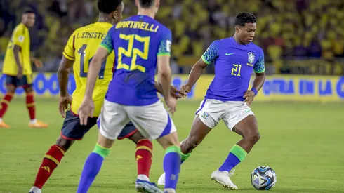 Endrick, jogador do Palmeiras, em sua estreia pela Seleção Brasileira - Fotos : Staff Images / CBF / Flickr CBF Oficial