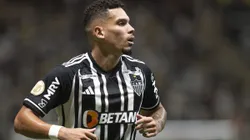 Paulinho jogador do Atletico-MG durante partida contra o Fluminense no estadio Arena MRV pelo campeonato Brasileiro A 2023. Foto: Alessandra Torres/AGIF