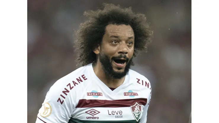 Marcelo jogador do Fluminense durante partida contra o Flamengo no estadio Maracana pelo campeonato Brasileiro A 2023. Jorge Rodrigues/AGIF