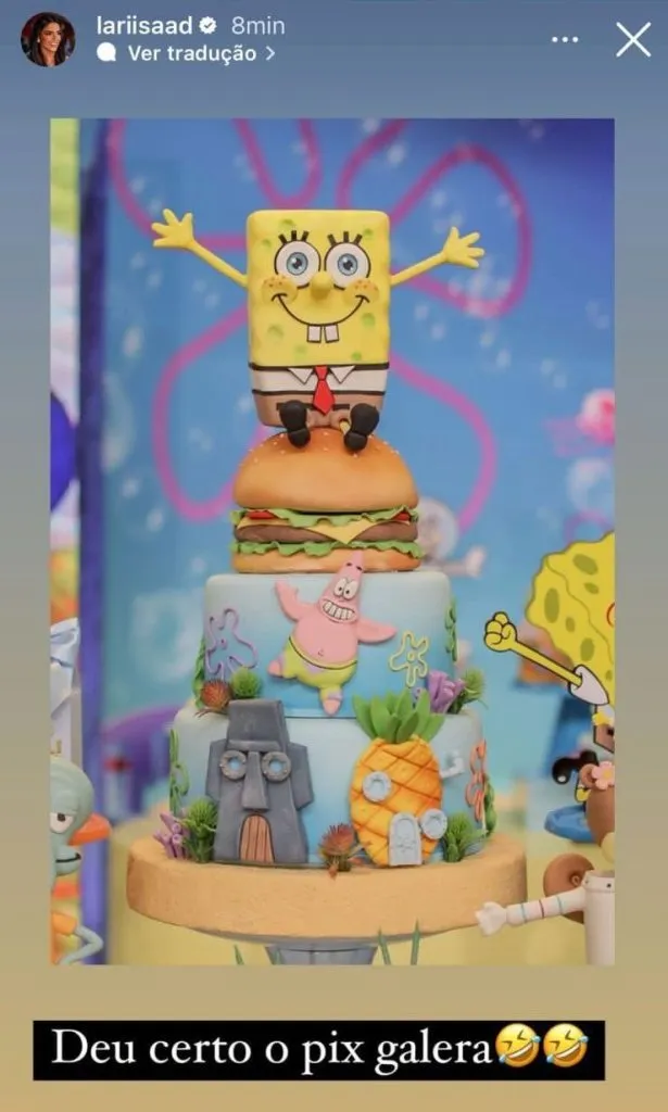 Esposa de Lucas Moura publica stories no Instagram | Foto: Reprodução