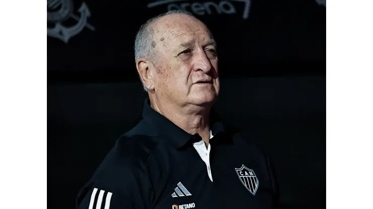 Luiz Felipe Scolari tecnico do Atletico-MG durante partida contra o Corinthians no estadio Arena Corinthians pelo campeonato Brasileiro A 2023. Fabio Giannelli/AGIF