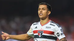 Igor Vinicius jogador do Sao Paulo durante partida contra o Fortaleza no estadio Morumbi pelo campeonato Brasileiro A 2022. Foto: Marcello Zambrana/AGIF