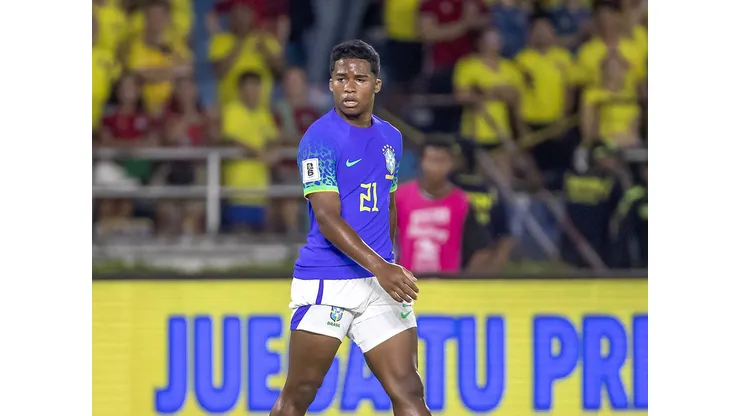 Endrick estrou pela Seleção no duelo contra a Colômbia. Staff Images / CBF