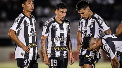 Jogadores do Santos em 2023. Foto: Raul Baretta/Santos FC