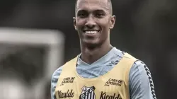 Lucas Braga em treino do Santos - Foto Ivan StortiSantos FC