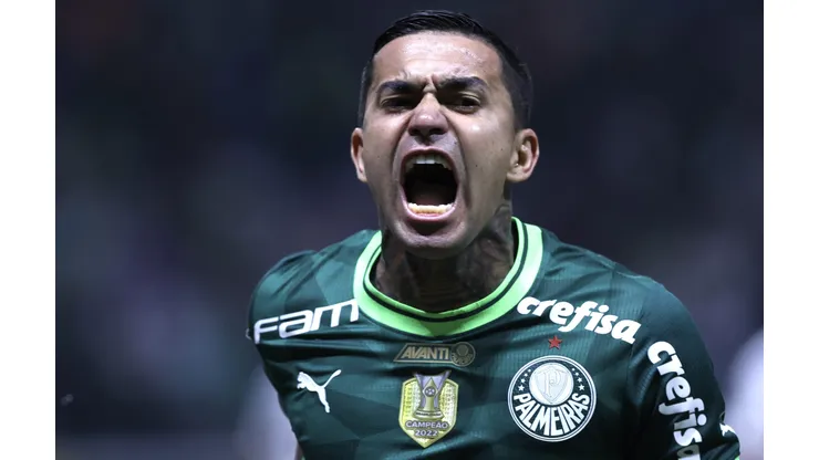 Dudu, comemora gol feito pelo Palmeiras - Foto: Marcello Zambrana/AGIF