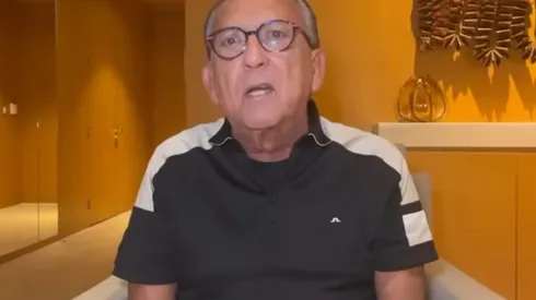 Galvão Bueno lamentou momento da Seleção Brasileira. Reprodução Canal do GB