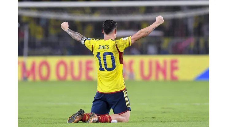 James Rodriguez vem sendo destaque da Seleção Colombiana. (Photo by Gabriel Aponte/Getty Images)