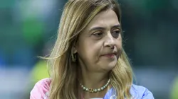 Leila Pereira, presidente do Palmeiras, em jogo da Série A do Brasileirão - Foto: Marcello Zambrana/AGIF