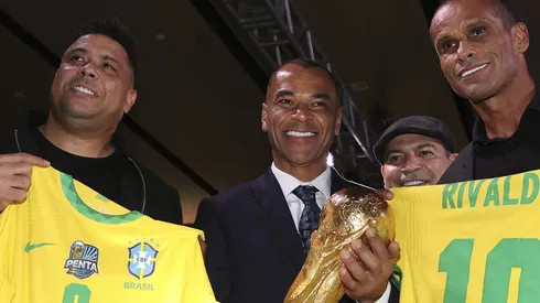 Ronaldo e Rivaldo projetam duelo difícil entra Brasil e Argentina. Buda Mendes/Getty Images