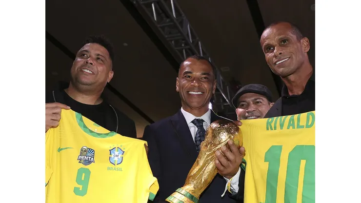 Ronaldo e Rivaldo projetam duelo difícil entra Brasil e Argentina. Buda Mendes/Getty Images