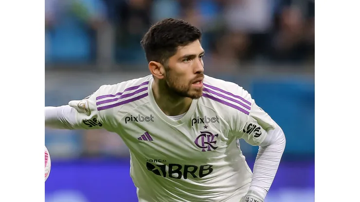 Rossi durante partida contra o Grêmio. Foto: Pedro H. Tesch/Getty Images