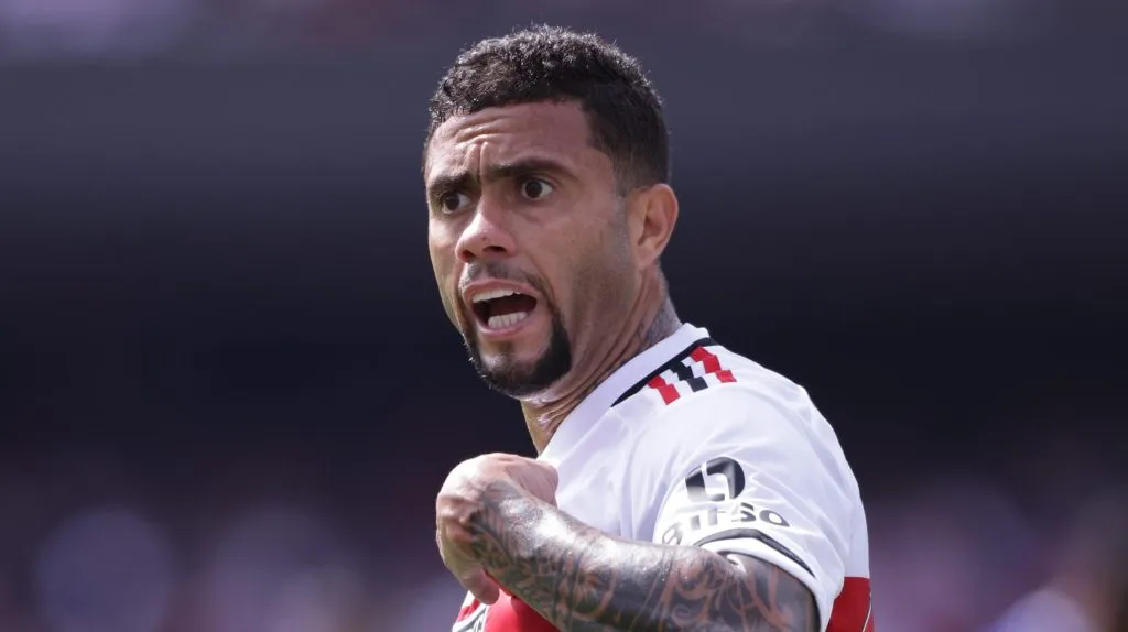 Atacante foi importante no Tricolor Paulista
Foto: Ettore Chiereguini/AGIF