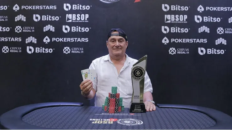 Gustavo Santucci venceu torneio no BSOP Millions