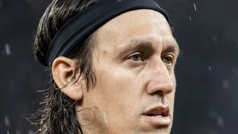 Cassio jogador do Corinthians durante partida contra o Santos no estadio Arena Corinthians pelo campeonato Brasileiro A 2023. Foto: Abner Dourado/AGIF