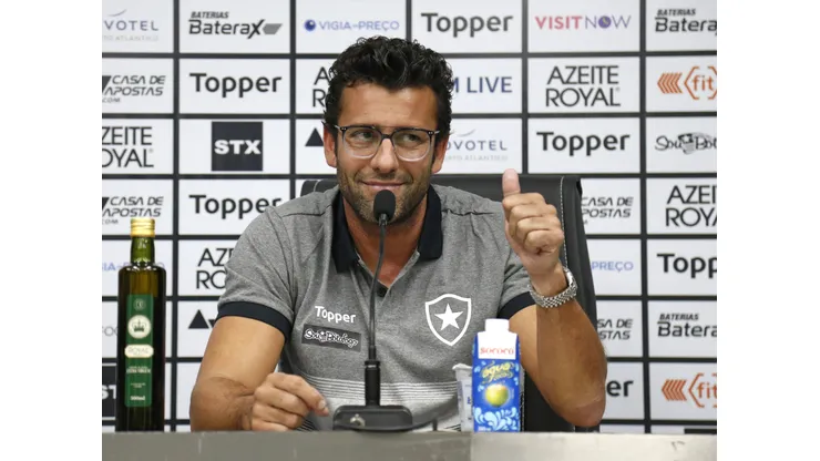 Ex-técnico do Botafogo, Alberto Valentim concede entrevista - Foto: Vitor Silva/BFR