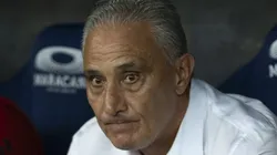 Tite tecnico do Flamengo durante partida contra o Fluminense no estadio Maracana pelo campeonato Brasileiro A 2023. Foto: Jorge Rodrigues/AGIF