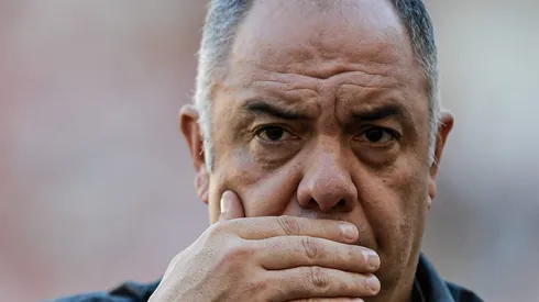 RJ - RIO DE JANEIRO - 22/07/2023 - BRASILEIRO A 2023, FLAMENGO X AMERICA - Marcos Braz dirigente do Flamengo durante partida contra o America no estadio Maracana pelo campeonato Brasileiro A 2023. Foto: Thiago Ribeiro/AGIF