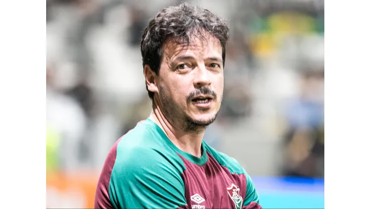 Fernando Diniz tecnico do Fluminense durante partida contra o Atletico-MG no estadio Arena MRV pelo campeonato Brasileiro A 2023. Fernando Moreno/AGIF