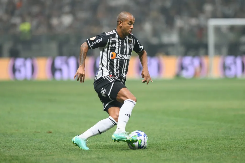 MG – BELO HORIZONTE – 23/09/2023 – BRASILEIRO A 2023, ATLETICO-MG X CUIABA – Mariano jogador do Atletico-MG durante partida contra o Cuiaba no estadio Arena MRV pelo campeonato Brasileiro A 2023. Foto: Alessandra Torres/AGIF