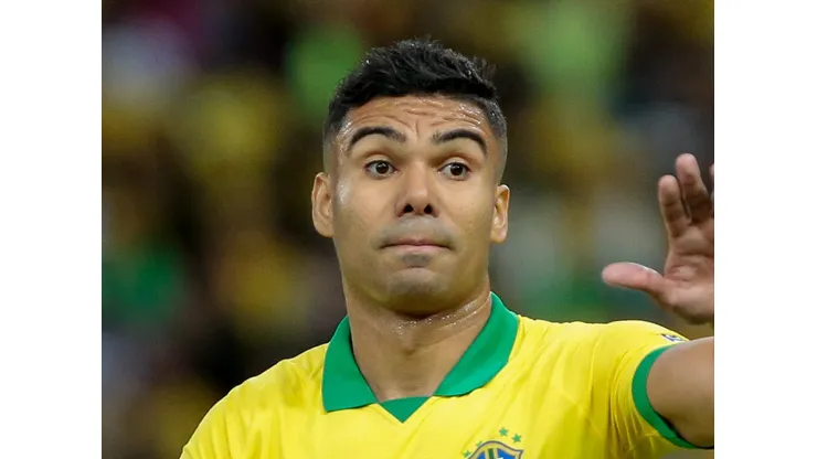Casemiro com a camisa da Seleção Brasileira. Foto: Marcello Zambrana/AGIF