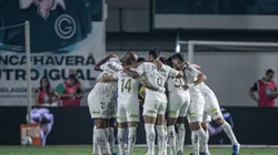 GO - GOIANIA - 09/11/2023 - BRASILEIRO A 2023, GOIAS X SANTOS - Jogadores do Santos durante entrada em campo para partida contra o Goias no estadio Serrinha pelo campeonato Brasileiro A 2023. Foto: Heber Gomes/AGIF