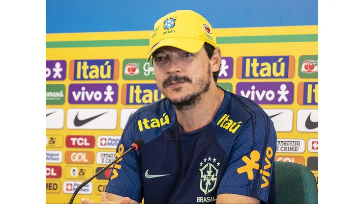 Fernando Diniz, em coletiva de imprensa da Seleção Brasileira - Fotos: Joilson Marconne/CBF/ Flickr CBF Oficial