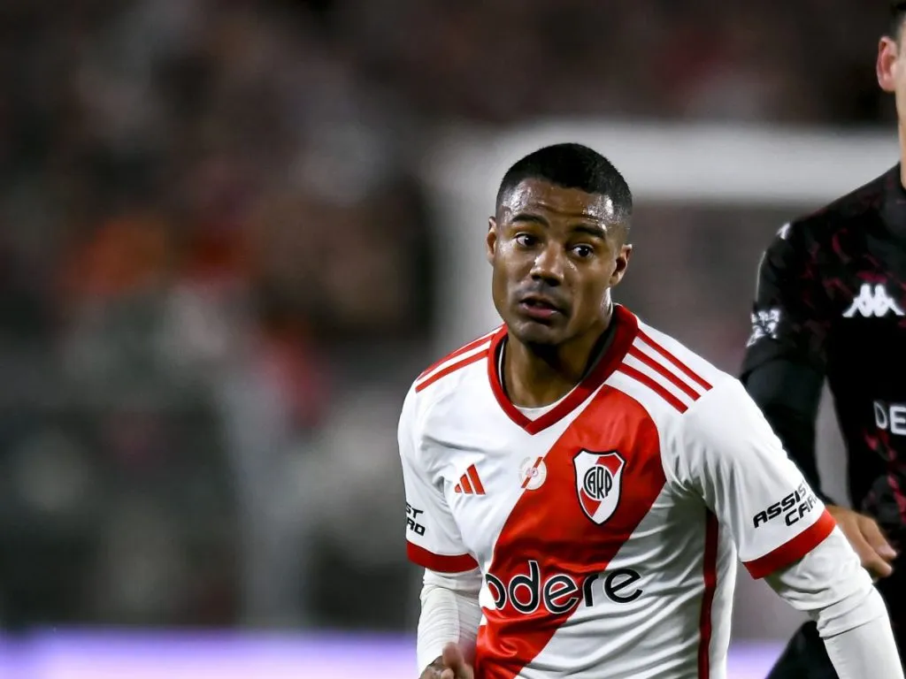 De La Cruz em ação pelo River Plate – Foto: Marcelo Endelli/Getty Images
