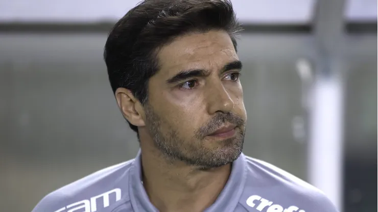 Abel Ferreira técnico do Palmeiras durante partida contra o Internacional no estádio Arena Barueri pelo campeonato Brasileiro A 2023. Marcello Zambrana/AGIF