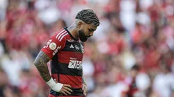 Gabigol jogador do Flamengo durante partida contra o América no estádio Maracanã pelo campeonato Brasileiro A 2023. Foto: Thiago Ribeiro/AGIF