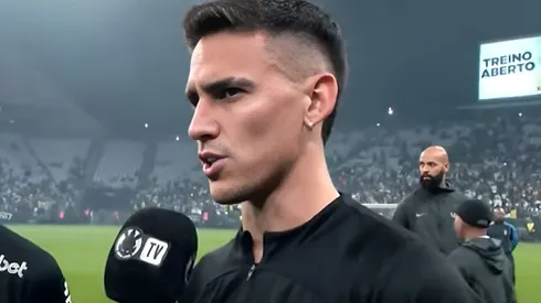 Foto: Reprodução/Corinthians TV - Matías Rojas em entrevista para a Corinthians TV