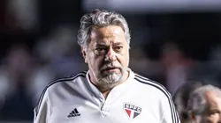 Júlio Casares, presidente do São Paulo no duelo contra o Santos - Foto: Abner Dourado/AGIF