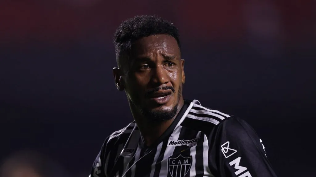 Edenilson jogador do Atlético-MG durante partida Foto: Ettore Chiereguini/AGIF