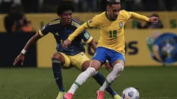 Antony jogador do Brasil durante partida contra o Colômbia no estádio Arena Corinthians pelo campeonato Eliminatórias Copa do Mundo 2022. Ettore Chiereguini/AGIF
