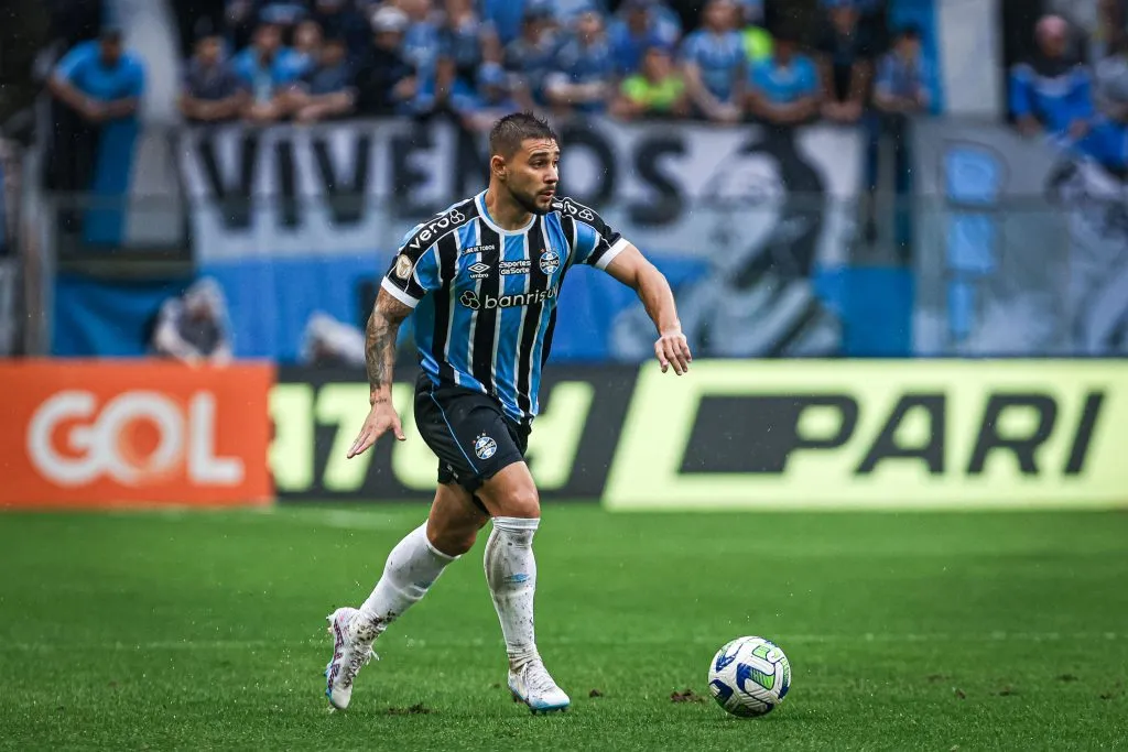 Joao Pedro jogador do Gremio durante partida contra o Corinthians  pFoto: Maxi Franzoi/AGIF