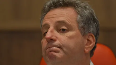 Rodolfo Landim, presidente do Flamengo, quer SAF no Flamengo - Foto: Thiago Ribeiro/AGIF