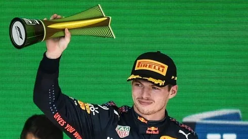 O piloto holandes Max Verstappen da equipe Red Bull Racing durante corrida de disputa do Grande Premio Sao Paulo realizado no Autodromo de Interlagos pelo circuito mundial da Formula 1 na temporada 2021. Duda Bairros/AGIF