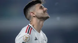 Lucas Beraldo jogador do Sao Paulo durante partida contra o Goias no estadio Serrinha pelo campeonato Brasileiro A 2023. Foto: Heber Gomes/AGIF