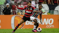 Fabrício Bruno em ação no clássico Fla-Flu. Foto: Thiago Ribeiro/AGIF