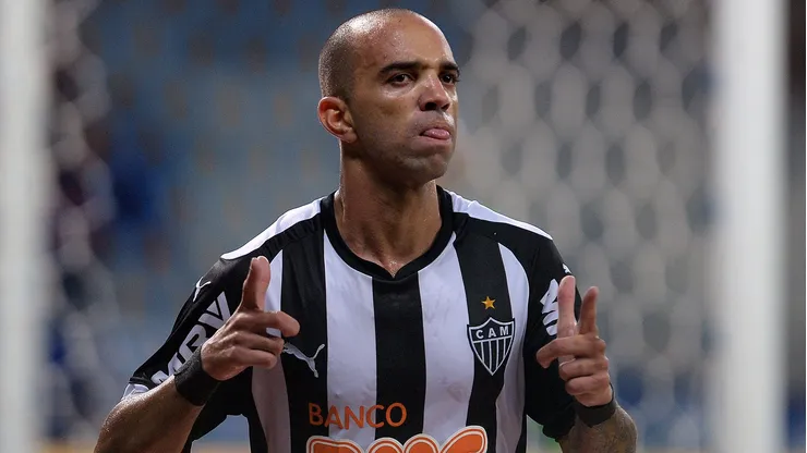 Diego Tardelli durante passagem pelo Atlético-MG pela Copa do Brasil 2014. Foto: Fernando Soutello/AGIF