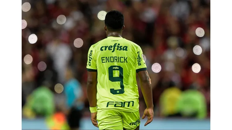 Endrick vem se destacando na reta final do Brasileirão pelo Palmeiras . Foto: Thiago Ribeiro/AGIF