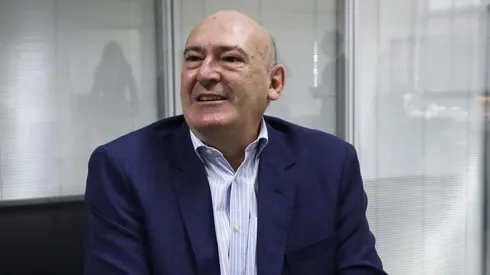 Andres Rueda presidente do Santos durante reunião na Vila Belmiro. Fotos : Pedro Ernesto Guerra Azevedo/Santos FC