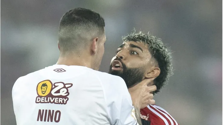 Foto: Jorge Rodrigues/AGIF - Nino agride Gabigol