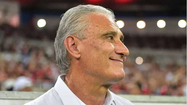 Tite tecnico do Flamengo durante partida contra o Fluminense no estadio Maracana pelo campeonato Brasileiro A 2023. Thiago Ribeiro/AGIF