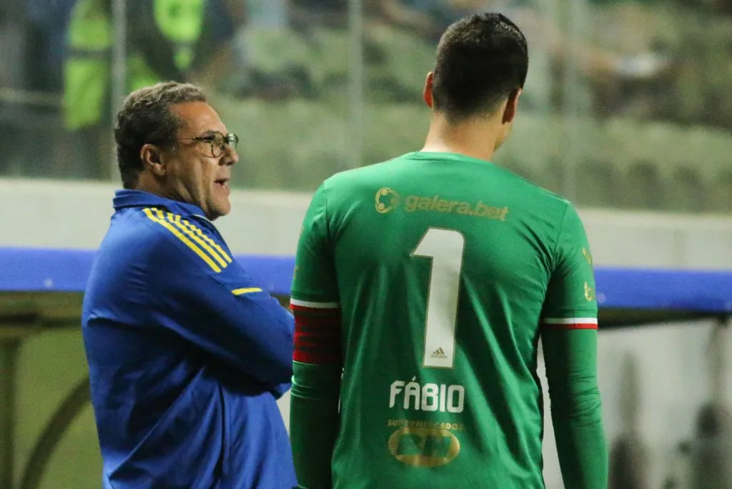 Fábio e Luxemburgo pelo CruzeiroFoto: Fernando Moreno/AGIF