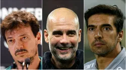 Diniz, Guardiola e Abel Ferreira. Getty Images