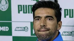 Abel Ferreira comandando o Palmeiras em jogo do Campeonato Brasileiro. Alexandre Schneider/Getty Images.