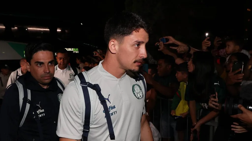 Piquerez teve uma contratura muscular e por isso não defenderá o Uruguai nas Eliminatórias contra Argentina e Bolívia. Foto: César Greco- Palmeiras