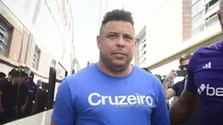 Ronaldo mandatário do Cruzeiro chegando ao confronto diante do Coritiba. Foto: Staff Images / Cruzeiro